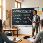 آموزش کامل ضمایر نامعین در آلمانی (jemand, niemand, etwas, alles, man)