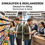 نحوه مرجوع کردن کالا (Reklamation) و خرید در سوپر مارکت به زبان آلمانی